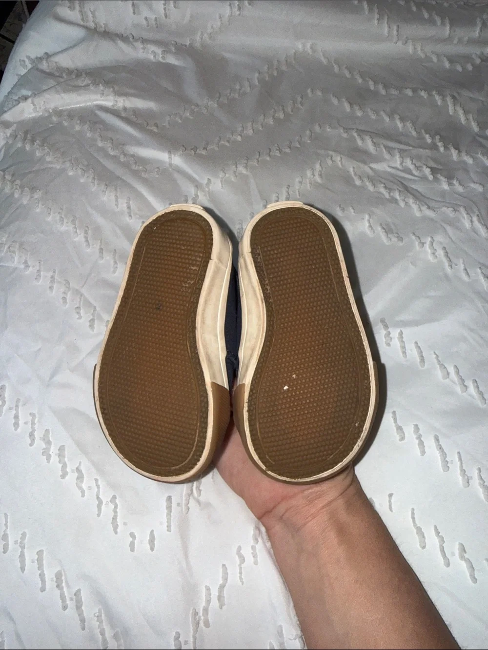 Old Navy Navy Blue Kids Velcro High-Top Sneakers